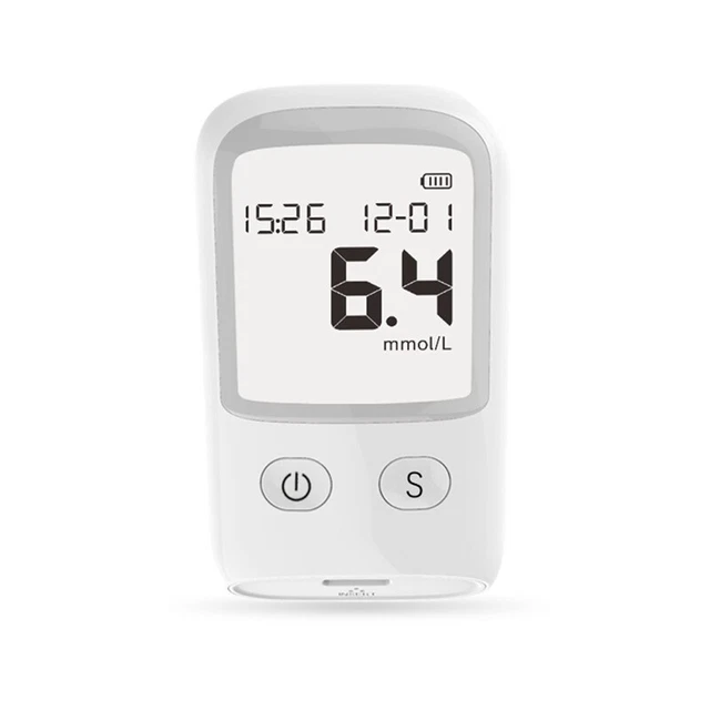 50 pezzi striscia reattiva glucosio nel sangue glucometro monitoraggio glucosio più recente bianco M2S7