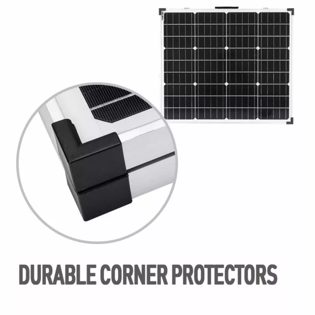 180W Solar Panel Folding Kit 12V Battery Charger Power Mono Boat Camping AU 3