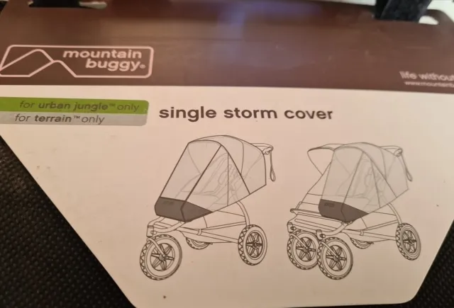 New Mountain Buggy Urban Jungle and Terrain Storm Cover Single