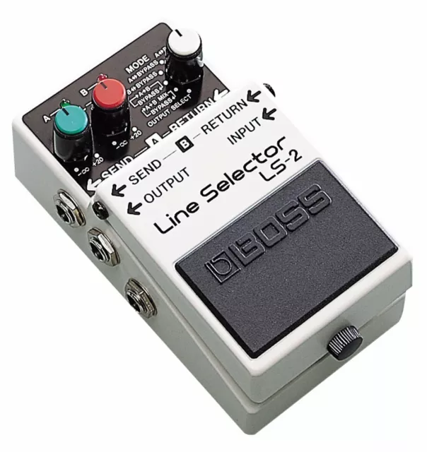 Pedal de efectos para guitarra selector de línea BOSS LS-2 nuevo en caja