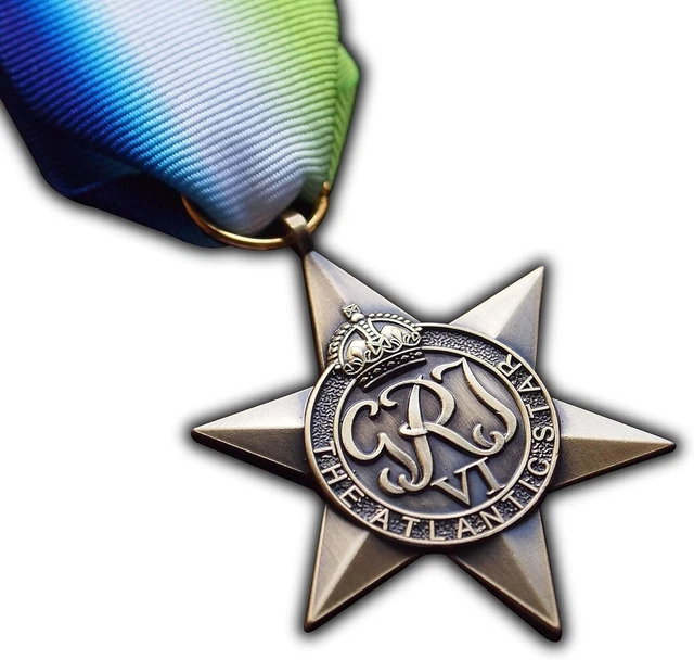 ATLANTIC STAR MEDAL Ww2 British Commonwealth Military Award Full Size