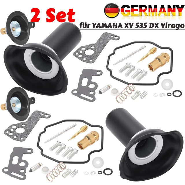 ItalyRacing Vergaser Kit 5.4003.730H REPARATURSATZ MIT MEMBRANE Für YAMAHA XV 535 DX Virago XV 535 Virago 535 Tank