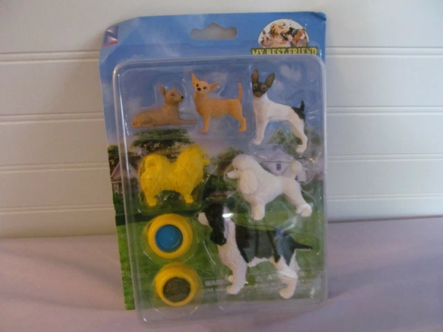 NEW RAY MY Best Friend Dog Show Athlete Plastic realistic toys NIP