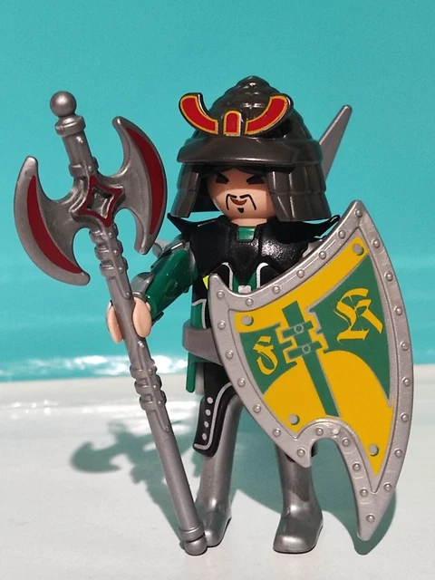 Lot X3 Playmobil Arc Flèches Samouraï Guerrier Médiéval - Pièces D'occasion - Figurines