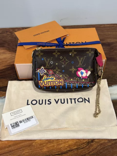 Louis Vuitton, Bags, New 222 Authentic Louis Vuitton Xmas Animation  Limited Edition Mini Pochette