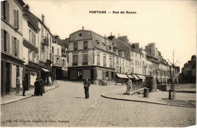 CPA Pontoise Rue de Rouen (1319712)