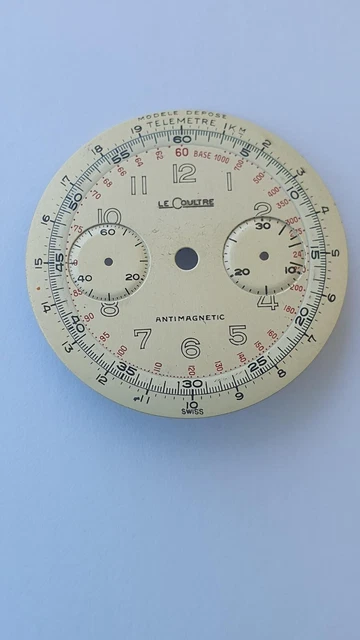 Cadran Chronographe Original Pour Mouvement Valjoux 23 - 32.73mm - Neuf Sans étiquette