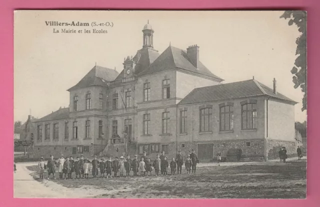 95 - VILLIERS-ADAM - La Mairie et les Ecoles