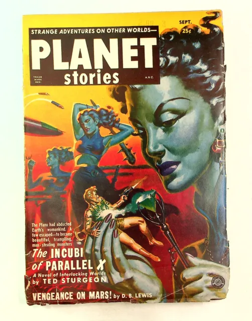 Planet Stories Pulp Sep 1951 Vol. 5 #2 GD/VG 3.0