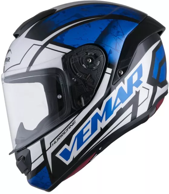 Vemar Hurricane Claw Helm (Black/Blue/White,XL (61/62))