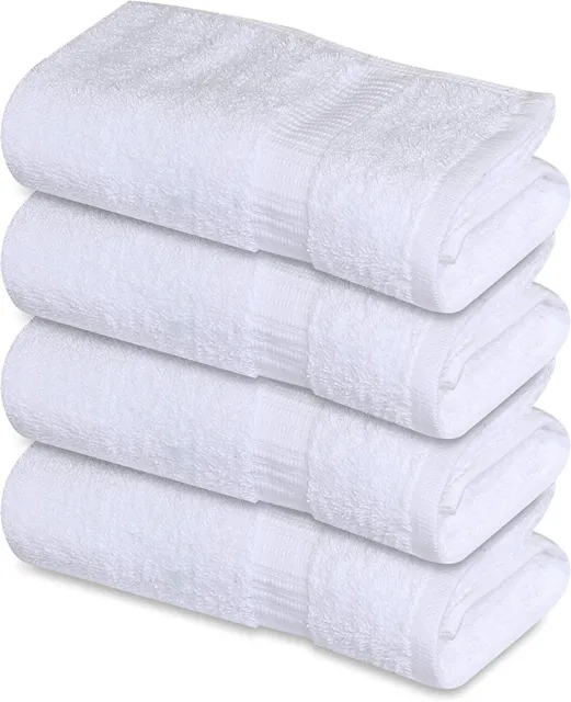 Premium Hand Towels 100%Cotton Ring Spun Extra Large 16x30 Washcloth Salon Towel