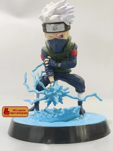 Anime ninja Shippuden Hatake Kakashi RayTseng Cute PVC Figure Statue Toy Gift