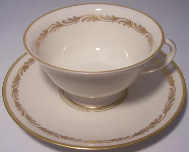 Franciscan Pottery Fine China Arcadia Gold Cup/Saucer Set