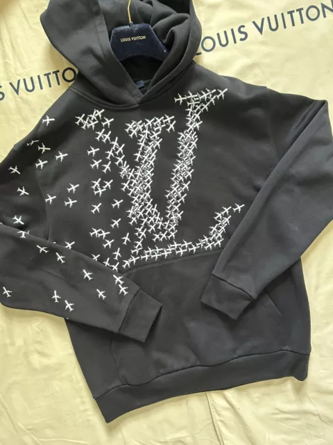 LOUIS VUITTON MENS 2054 Planes hoodie, Brand New With tags. size S