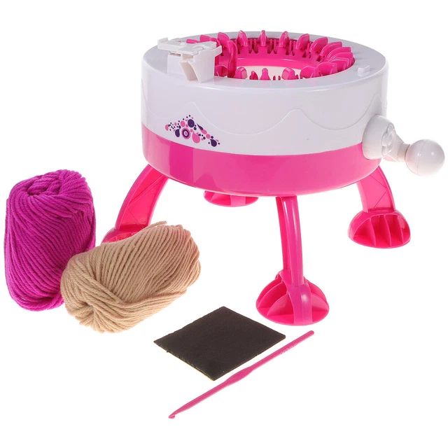 Regalos de Navidad Mini Telar Máquina de Tejer Hágalo usted mismo Herramienta de Tejer Suministros de Juguete Niño