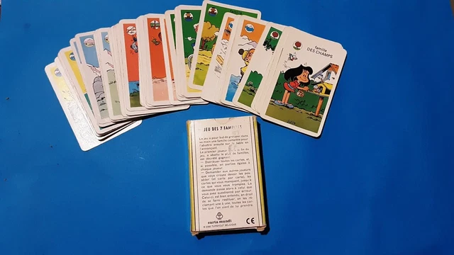 JEU DES 7 Familles Les Aventures De Marc Et Julie Loisirs Vintage EUR