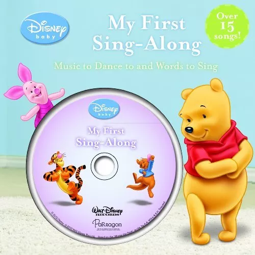 Disney Baby Sing Along with CD Winnie The Pooh, Disney, Used; Good Book