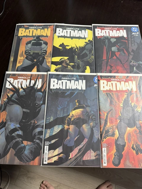 ABSOLUTE BATMAN 1-15 all First Prints all cover A extra copy of issue 1 ...