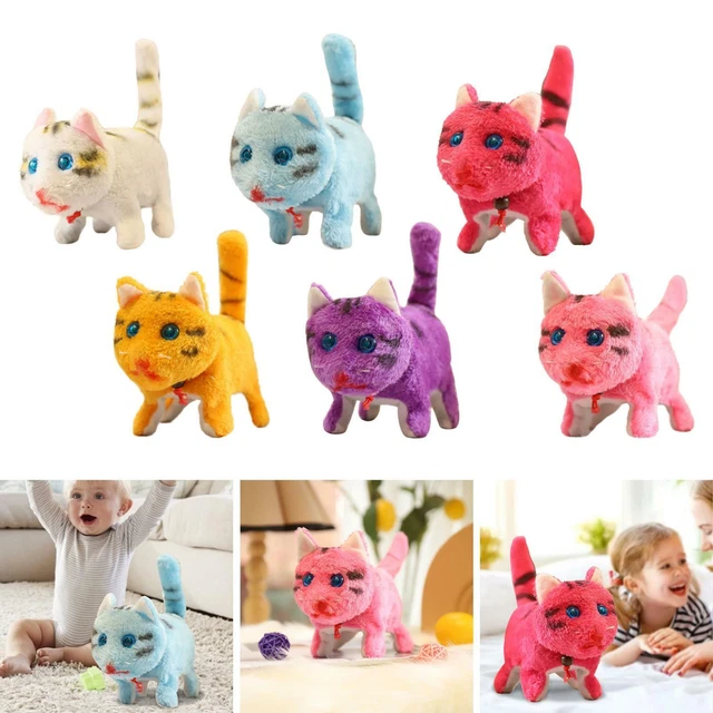 Jouet électronique drôle de chat jouet éducatif interactif jouet de marche,
