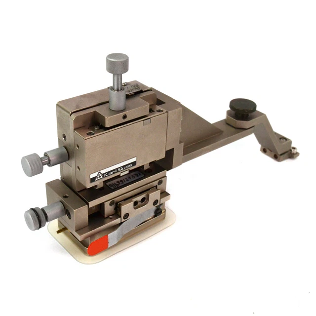 Karl Suss MicroTec PH120 Micromanipulator Micropositioner XYZ w/ Vacuum Base Karl Suss MicroTec PH120 Micromanipulator Micropositioner XYZ w/ Vacuum Base