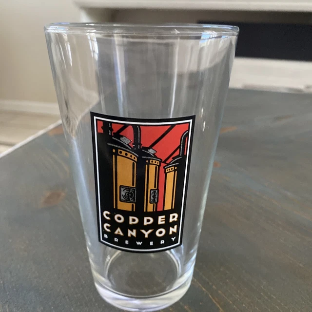 Copper Canyon Brewery Co Pint Beer Glass New Bar Man Cave