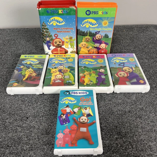 TELETUBBIES VHS & Plush - 7 VHS - 4 EDEN Plush Set - Magic Pumpkin ...