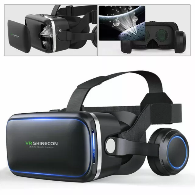 VR 4.0 For Android Game Movie Headset Box 3D Virtual Reality VR Glasses