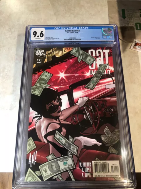 Catwoman #82 - CGC 9.6 Grade - Adam Hughes Cover Run 2008 - Last Issue