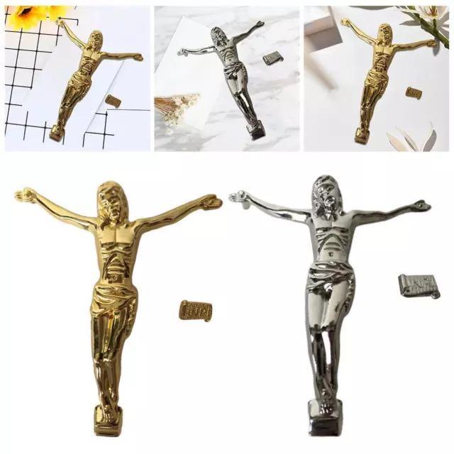 Zinklegierung Religiöse Jesus Figur Modell Kunst Dekorative Kruzifix Wand Kreuz