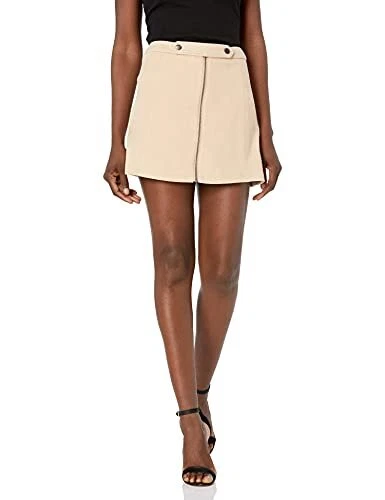 Jack by BB Dakota Women's Lady Crush Faux Suede Scuba Skirt, sienna 8