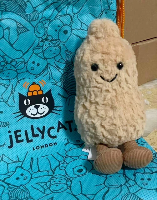 JELLYCAT AMUSEABLES PEANUT Plush Toy With Tag & Dust Bag Peanuts Dolls ...