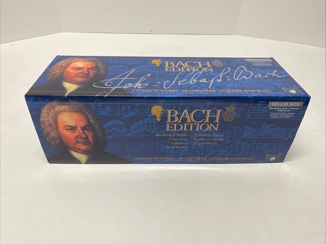 ⭐︎BACH EDITION COMPLETE Works 160 CD Box $594.17 - PicClick CA