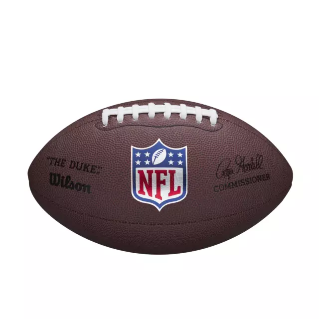 Wilson NFL "The Duke" Replica Football Official Size Sports Ball