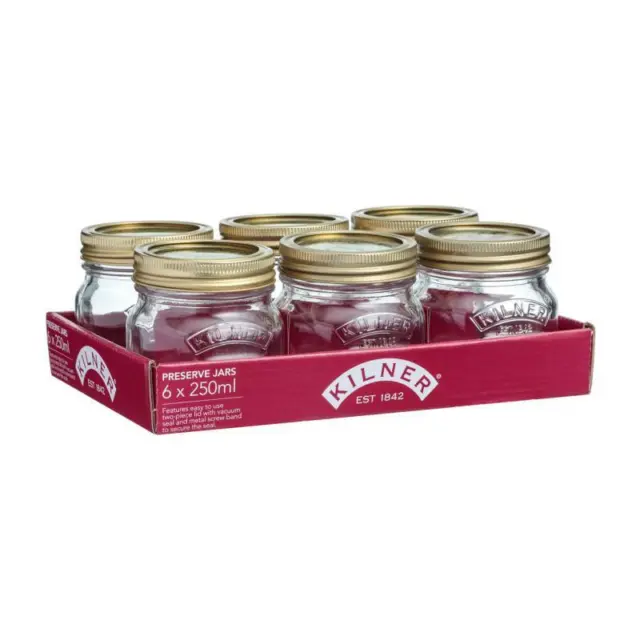 Kilner 250ML Preserve Jar Set Of 6