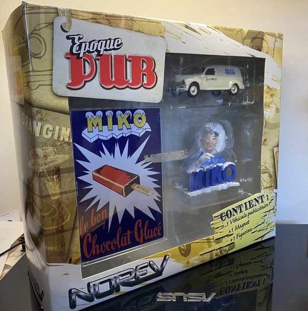 NOREV A10001 - 2CV La Vache Qui Rit - Figurine Et Véhicule Pub - Échelle 1/43
