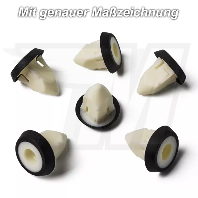 10x Verkleidung Befestigung Clips VW Golf Touran Lupo Passat Polo | 51127020321