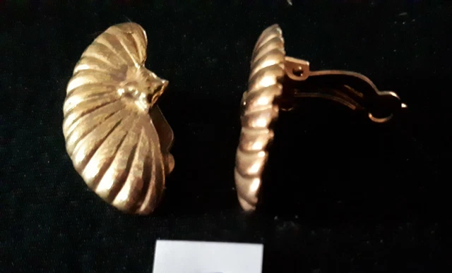 Boucles D'oreilles Vintage Talosel – Style Baroque, Miroir Multicolore – Marque Les Rarissimes
