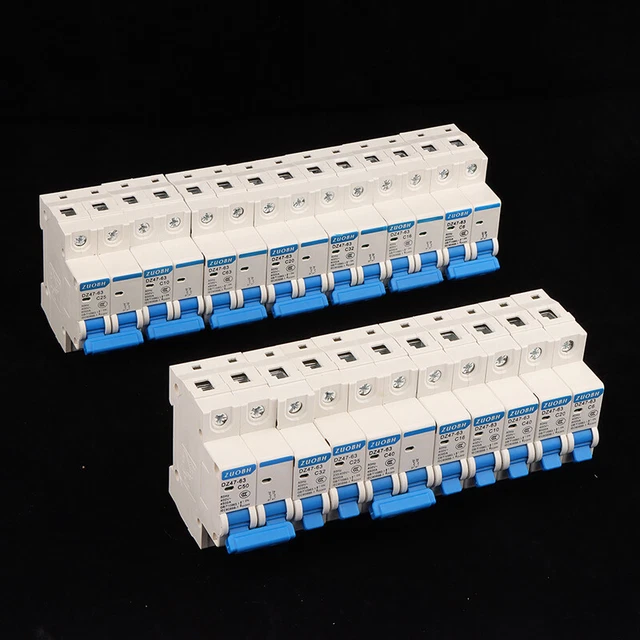 DC MCB Protezione Auto Batteria DC Mini Interruttore DZ47 Positivo e Negativo