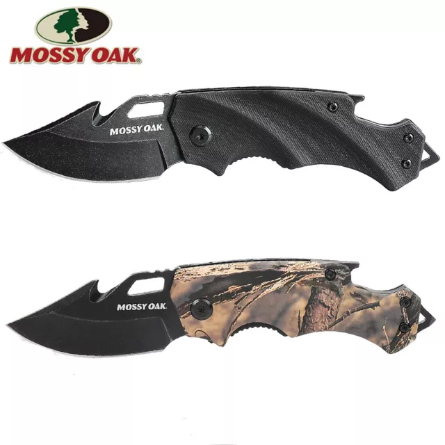 FLISSA Mini Folding Pocket Knife, 2.5-inch Stainless Steel Drop Point  Blade, EDC Pocket Knives for Men with Bottle Opener and Glass Breaker  (Stonewash), Black 