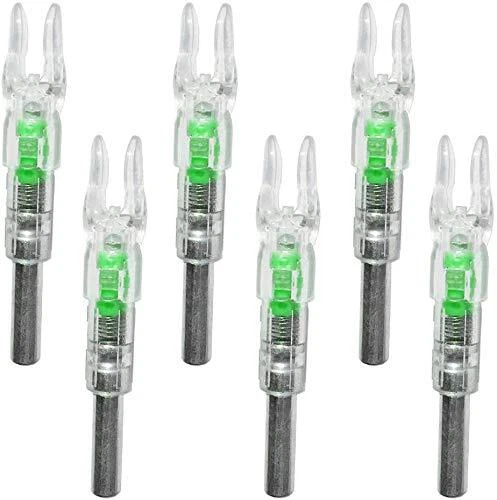 6PCS-New Lighted Nocks for Arrows with .244"/6.2mm Inside Diameter Led Nocks ...