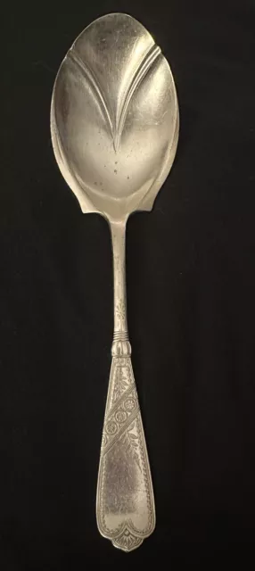 Antique Newport Chicago Silver Plated Tureen Ladle 9” Rogers Bros A1 1847