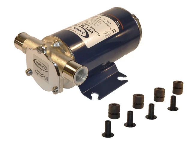 Set Pompe Acqua Marco UP1-M 12V, 2.700 L/h. - Pompa girante, pompa a ruota d'ala