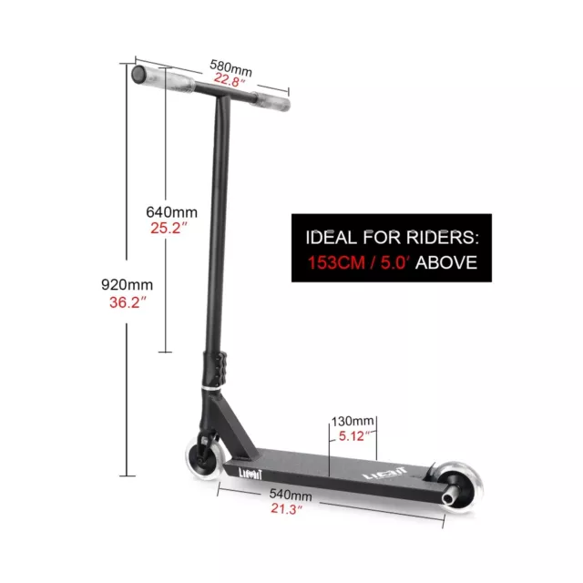 Limit LMT70 Pro Street Scooter-Professional Level Specs Stunt Trick Scooter S... 2