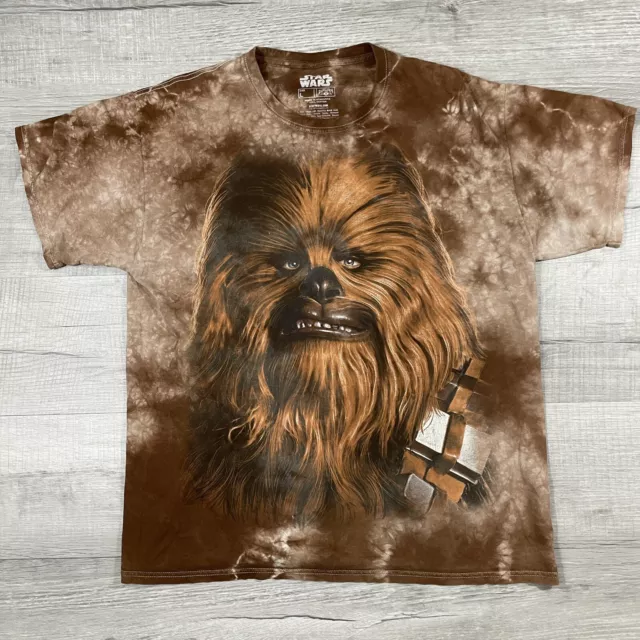 Star Wars Chewbacca All Over Print RARE SIZE EMPIRE STRIKES BACK HAN Size Large