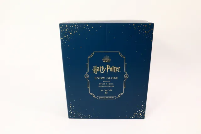 New -Pottery Barn Kids -Harry Potter Hogwarts Castle Snow Globe Music PB
