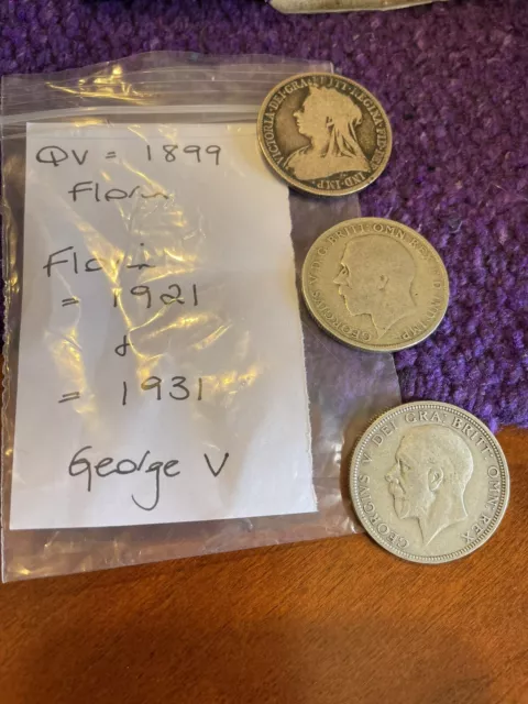 3 Florin Coins