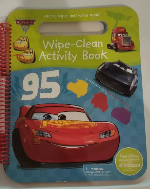 Disney Pixar Cars 3, Wipe-Clean Activity Book by Parragon Books Ltd
