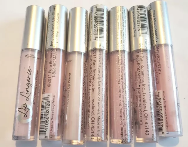 ¡Lote Pure Romance! Lencería de labios suavizante imprimación de labios ¡x7!