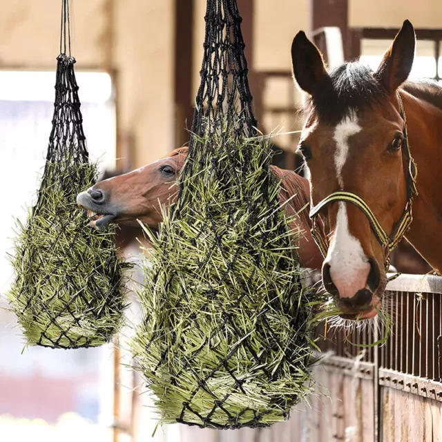 Haylage Net Durable Horse Care Products Small Holed Hay Net Haynet Equipment 2