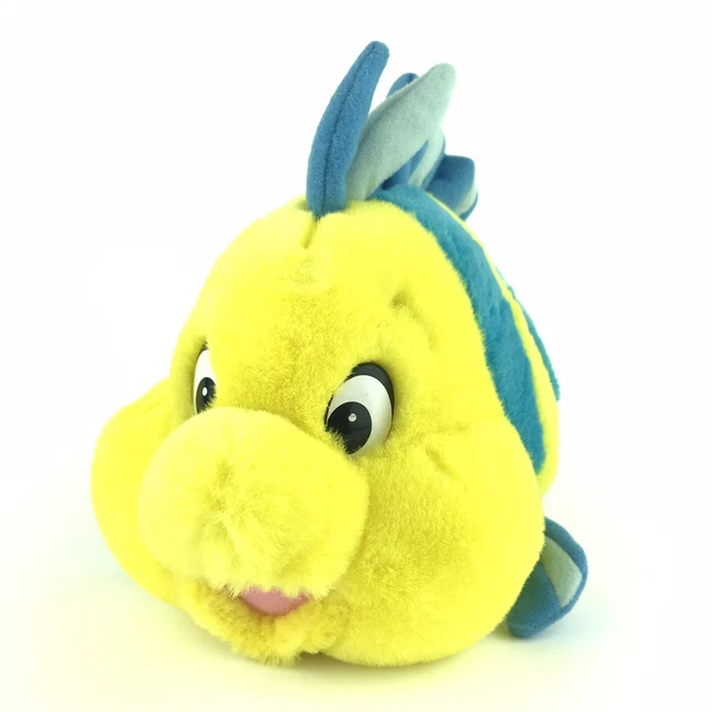 THE WALT DISNEY Company Little Mermaid Flounder Plush 10